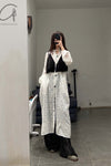 MUTEDANCE embroidered cardigan dress MD-MD22SS26-HUARAN flower dyeing